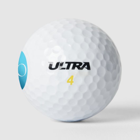  I AM A PRO - Custom Blue Golf Ball ゴルフボール (ロゴ)
