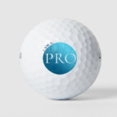  I AM A PRO - Custom Blue Golf Ball ゴルフボール (正面)