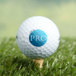  I AM A PRO - Custom Blue Golf Ball ゴルフボール