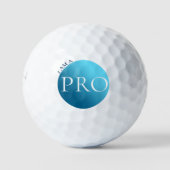  I AM A PRO - Custom Blue Golf Ball ゴルフボール (正面)