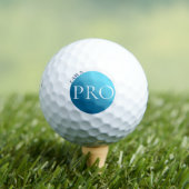  I AM A PRO - Custom Blue Golf Ball ゴルフボール (インサイチュ 木)
