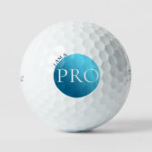  I AM A PRO - Custom Blue Golf Ball ゴルフボール (正面)