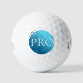  I AM A PRO - Custom Blue Golf Ball ゴルフボール (正面)