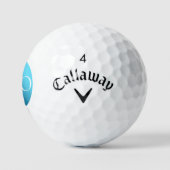  I AM A PRO - Custom Blue Golf Ball ゴルフボール (ロゴ)