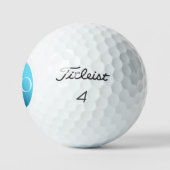  I AM A PRO - Custom Blue Golf Ball ゴルフボール (ロゴ)