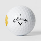 I AM A PRO | Custom Golden Golf Ball ゴルフボール (ロゴ)