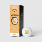 I AM A PRO | Custom Golden Golf Ball ゴルフボール (パッケージ)