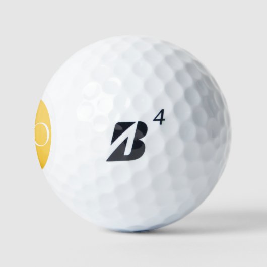 I AM A PRO - Custom Golden Golf Ball ゴルフボール (ロゴ)