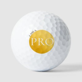 I AM A PRO | Custom Golden Golf Ball  ゴルフボール