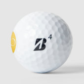 I AM A PRO | Custom Golden Golf Ball ゴルフボール (ロゴ)