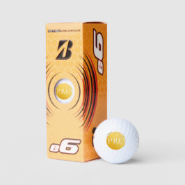 I AM A PRO | Custom Golden Golf Ball  ゴルフボール