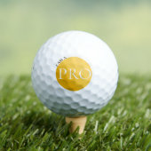I AM A PRO | Custom Golden Golf Ball ゴルフボール (インサイチュ 木)