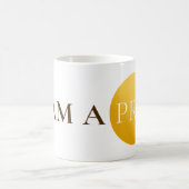 I AM A PRO | Elegant Gold Circle Motivational Mug コーヒーマグカップ (中央)