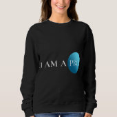 I AM A PRO | Empowerment Minimalist スウェットシャツ (正面)