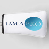 I Am a Pro – Minimal Athletic Statement Design ゴルフヘッドカバー (正面)