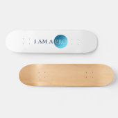 I Am a Pro – Minimal Athletic Statement Design スケートボード (横)