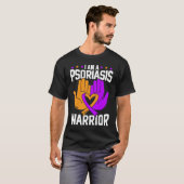 I Am A Psoriasis Warrior Skin Disease Psoriasis Aw Tシャツ (正面フル)