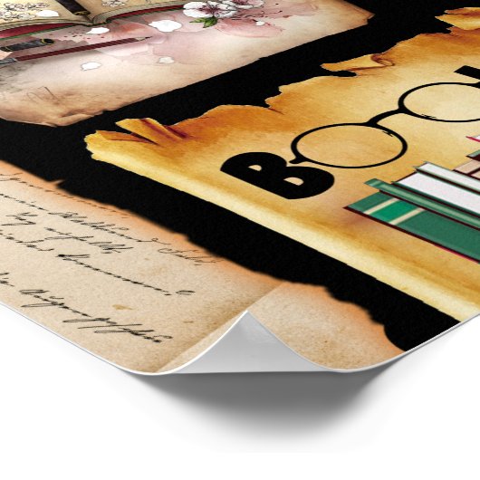 I Am A Reader Blanket, Book Lover Blanket, ポスター (角)