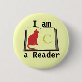 I am a Reader Button 缶バッジ (正面)