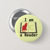 I am a Reader Button 缶バッジ (正面&裏面)