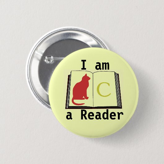 I am a Reader Button 缶バッジ (正面&裏面)