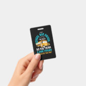 I Am A School Bus Driver バッジ (Handheld)