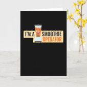 I Am A Smoothie Operator Fruity カード (黄色い花)