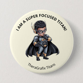 I Am A Super Focused Titan Pin Button 缶バッジ