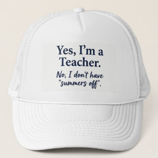 "I am a teacher"  Performance Cap キャップ