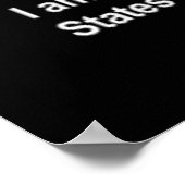 I Am a United States Air Force VETERAN ポスター (角)