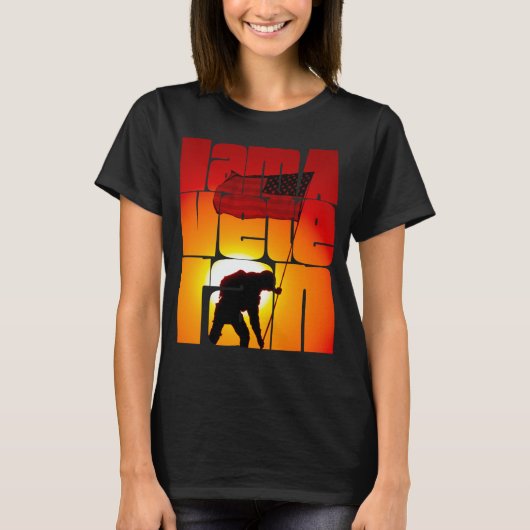 I am a Veteran American Military Soldier  4 Tシャツ (正面)