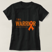 I am a Warrior Leukemia Cancer Awareness  Tシャツ (デザイン正面)
