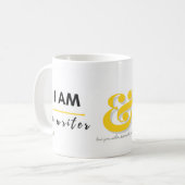 I am a Writer and I Own My Time Coffee Mug コーヒーマグカップ (正面左)