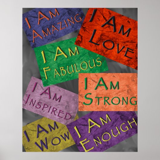 I Am Affirmations Poster ポスター (正面)