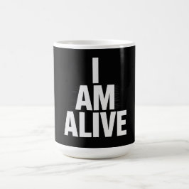 I am alive コーヒーマグカップ