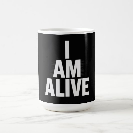 I am alive コーヒーマグカップ (中央)
