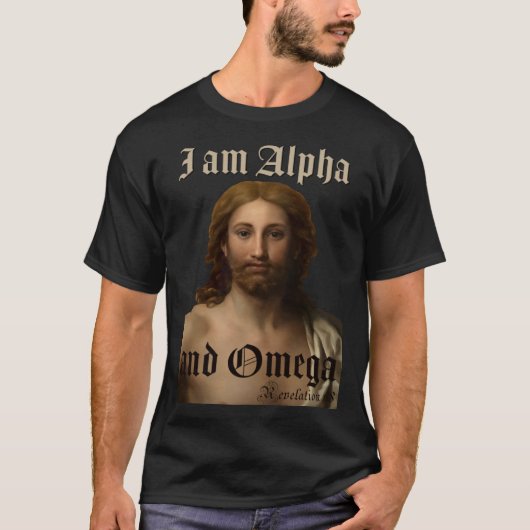 I am Alpha and Omega Jesus Christ painting Raphael Tシャツ (正面)