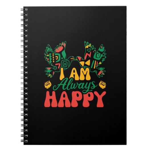 i_am_always_happy_02 ノートブック (正面)
