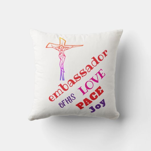 I AM ambassador of his LOVE クッション (裏面)