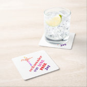 I AM ambassador of his LOVE  スクエアペーパーコースター (インサイチュ)