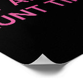 I Am Aunt Tifa Shirt Aunt Tifa Funny Aunt Tifa  ポスター (角)