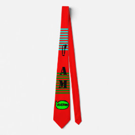 I Am Awesome TIE(エンジン レッド) ネクタイ