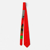 I Am Awesome TIE(エンジン レッド) ネクタイ (裏面)