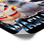 I Am Bble お腹を洗う Bble ミーム 面白い犬の脳腐り ポスター (角)