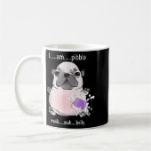 I Am Bble Wash My Belly Bble Meme Funny Dog Brainr コーヒーマグカップ (左)