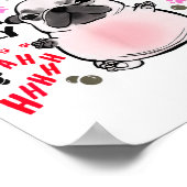 I Am Bble Wash My Belly Bble Meme Funny Dog Brainr ポスター (角)