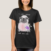 I Am Bble Wash My Belly Bble Meme Funny Dog Brainr Tシャツ (正面)