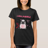 I Am Bble Wash My Belly Bble Meme Funny Dog Brainr Tシャツ (正面)