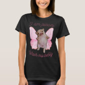 I Am Bble Wash My Belly Bble Meme Funny Dog Brainr Tシャツ (正面)