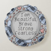 I am beautiful  ラウンドクッション (裏面)
